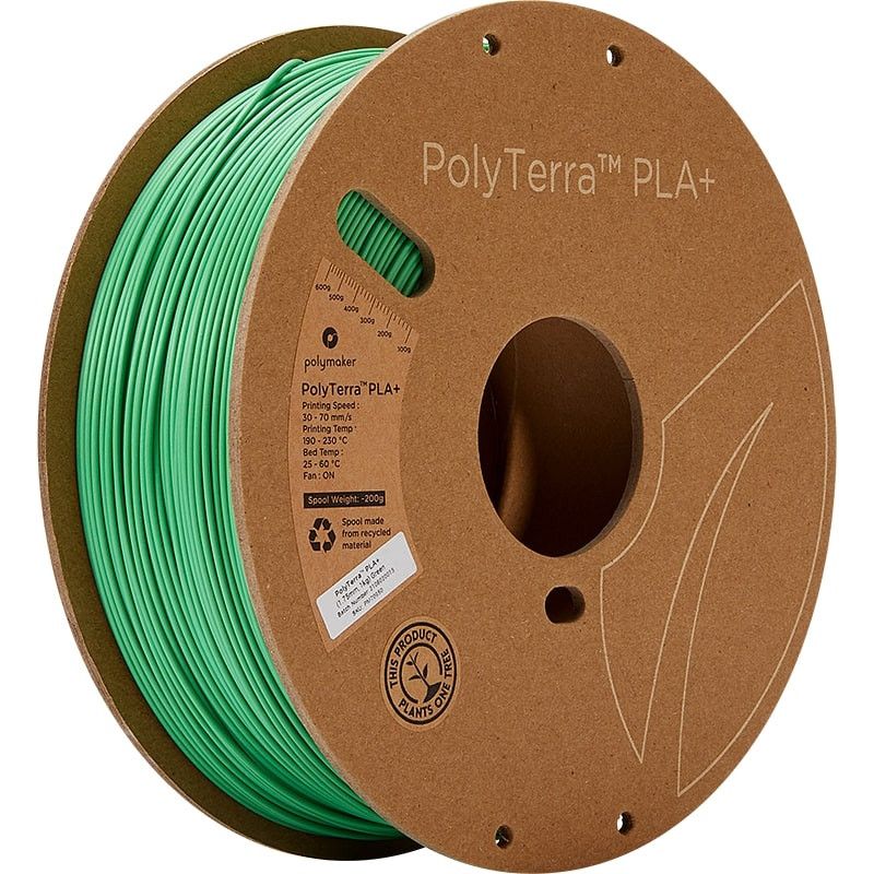 PolyTerra+ PLA Vert - 1.75mm - 1 kg PolyTerra+ PLA Vert - 1.75mm - 1 kg