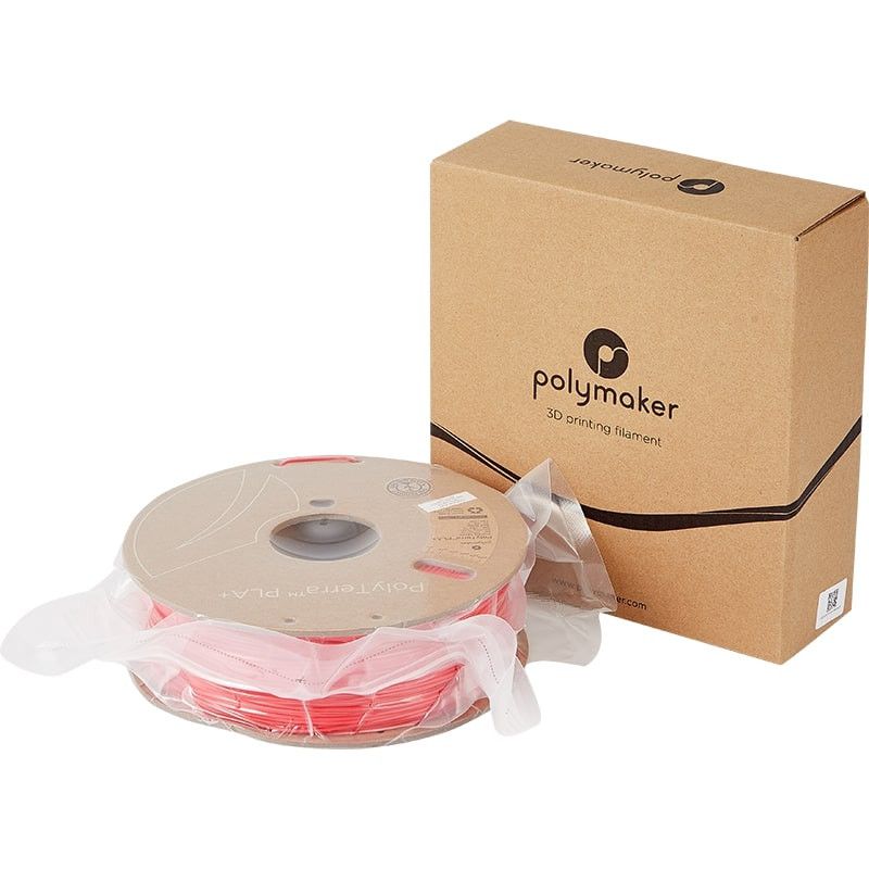 Emballage PolyTerra+ PLA Rouge - 1.75mm - 1 kg Emballage PolyTerra+ PLA Rouge - 1.75mm - 1 kg