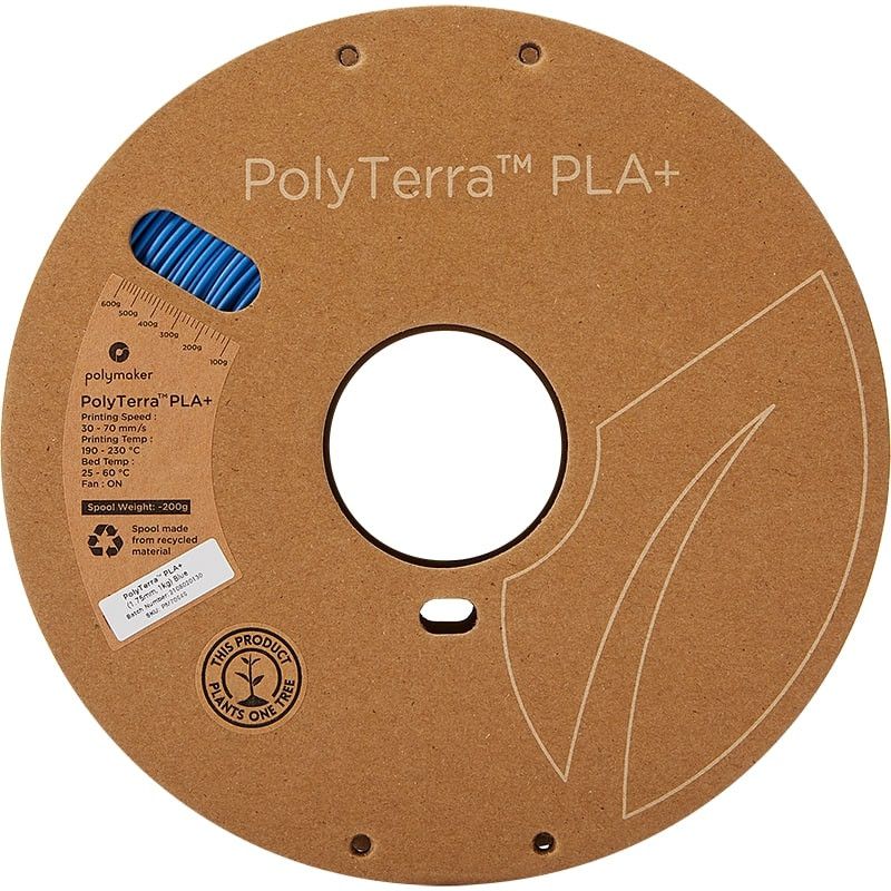 Enrouleur PolyTerra+ PLA Bleu - 1.75mm - 1 kg Enrouleur PolyTerra+ PLA Bleu - 1.75mm - 1 kg