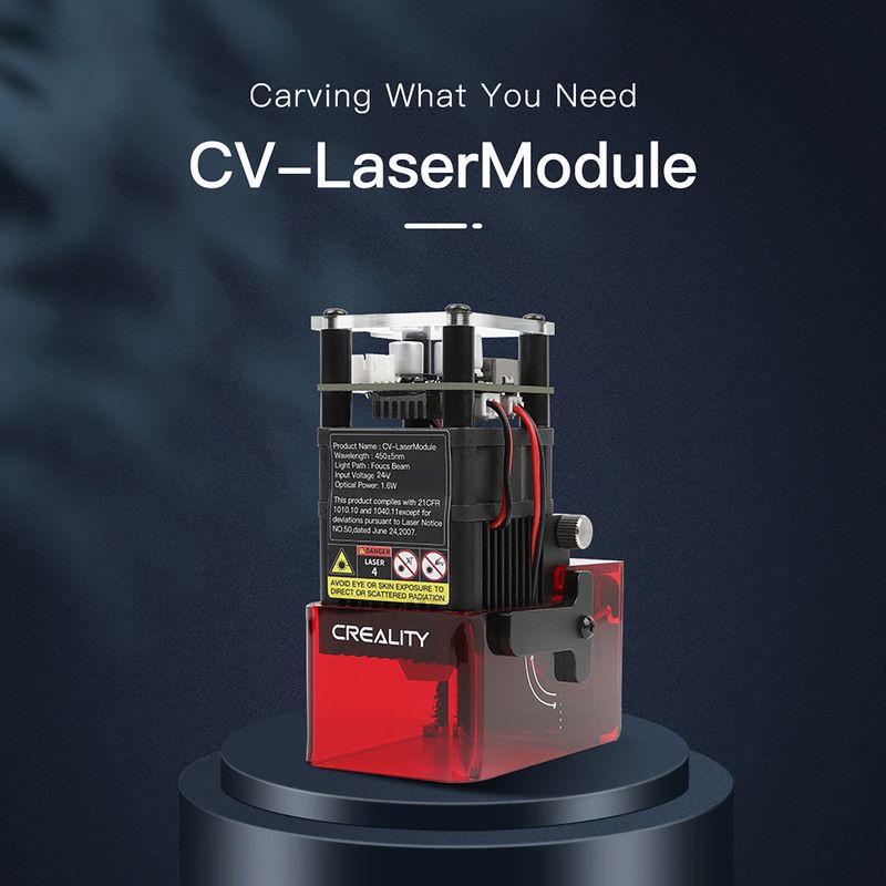 Module Laser pour Creality Ender 3 S1 et S1 Pro (24V 1.6W) Module Laser pour Creality Ender 3 S1 et S1 Pro (24V 1.6W)