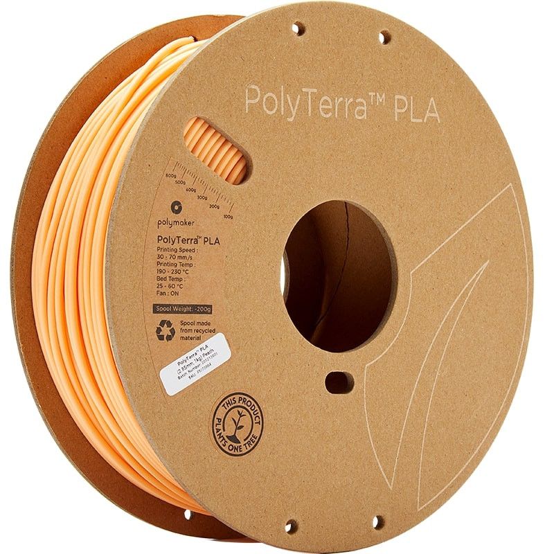 PolyTerra_PLA_Pêche_2.85mm_1 PolyTerra_PLA_Pêche_2.85mm_1