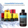 Compatibilité résine standard Grise Anycubic - 1000 ml Compatibilité résine standard Grise Anycubic - 1000 ml
