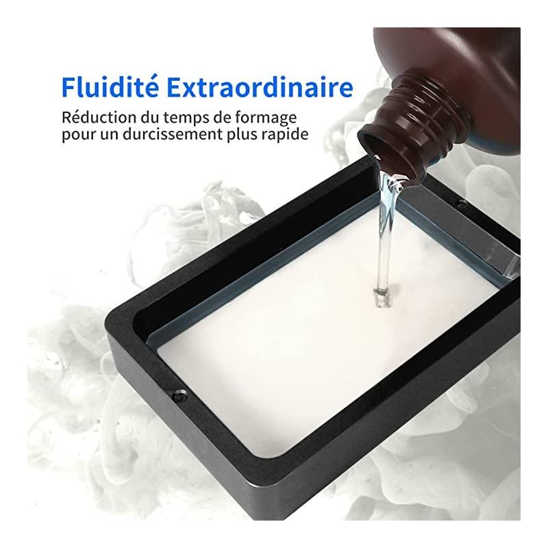Fluidité résine standard Transparente Anycubic - 1 kg Fluidité résine standard Transparente Anycubic - 1 kg