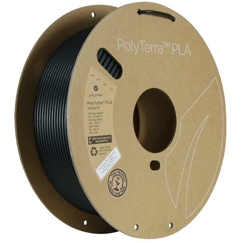 PolyTerra PLA Edition-R Noir - 2.85mm - 1 kg PolyTerra PLA Edition-R Noir - 2.85mm - 1 kg