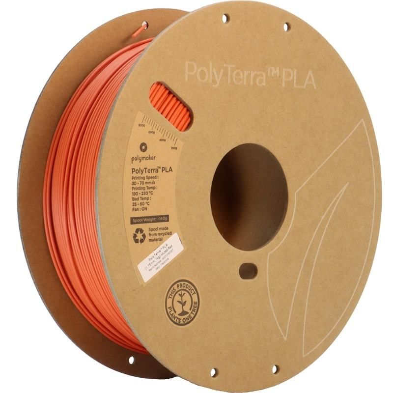 PolyTerra PLA Muted Red (Rouge) - 1.75mm - 1 kg PolyTerra PLA Muted Red (Rouge) - 1.75mm - 1 kg