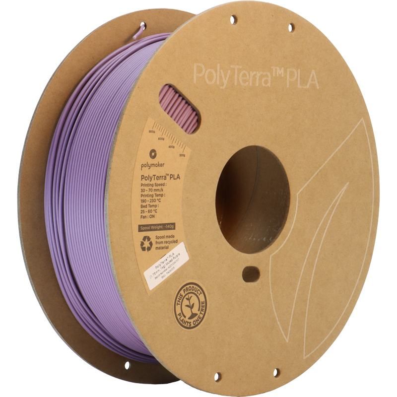 PolyTerra PLA Muted Purple (Violet) - 1.75mm - 1 kg PolyTerra PLA Muted Purple (Violet) - 1.75mm - 1 kg