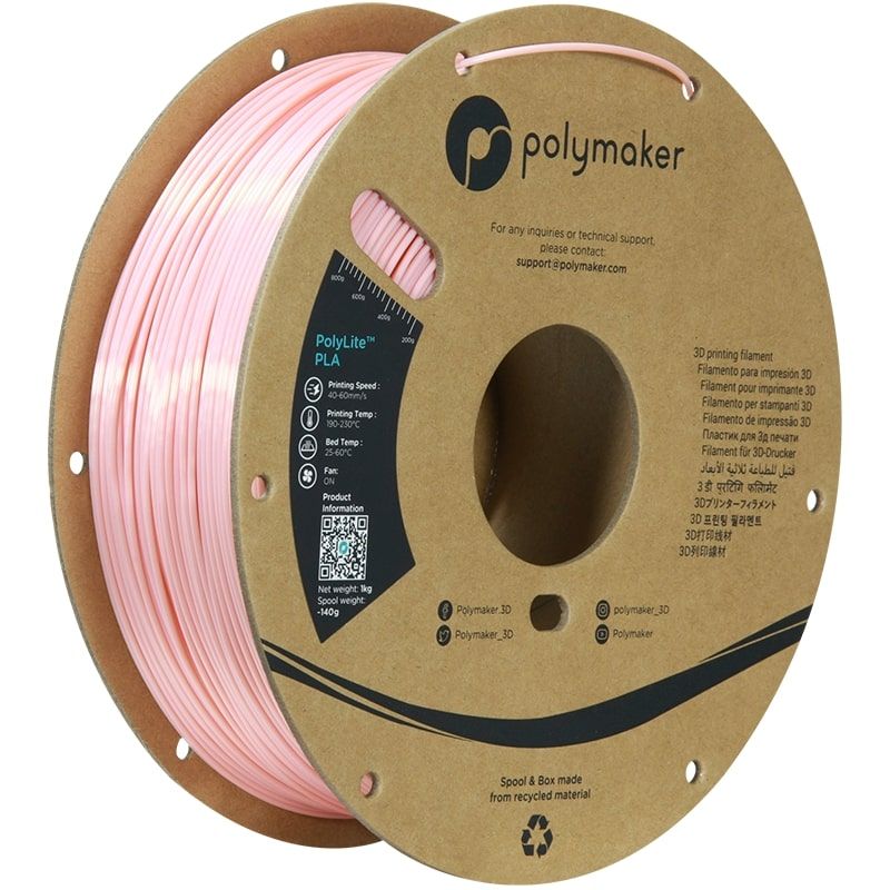 Polylite Silk PLA Rose - 1.75mm - 1 kg Polylite Silk PLA Rose - 1.75mm - 1 kg