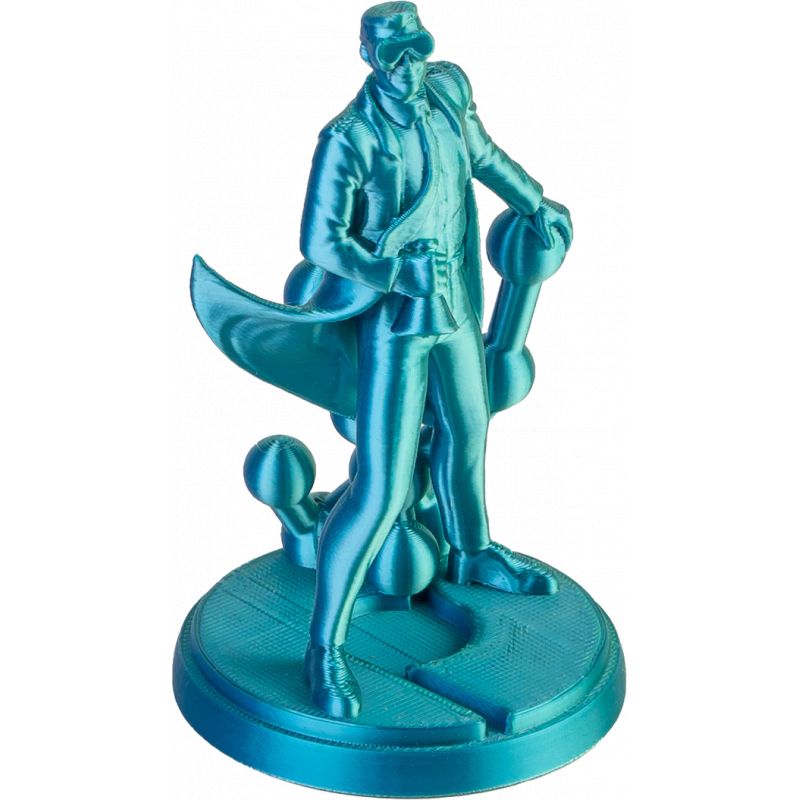 Polylite Dual Silk PLA Caribbean Sea Blue-Green - 1.75mm - 1 kg Polylite Dual Silk PLA Caribbean Sea Blue-Green - 1.75mm - 1 kg