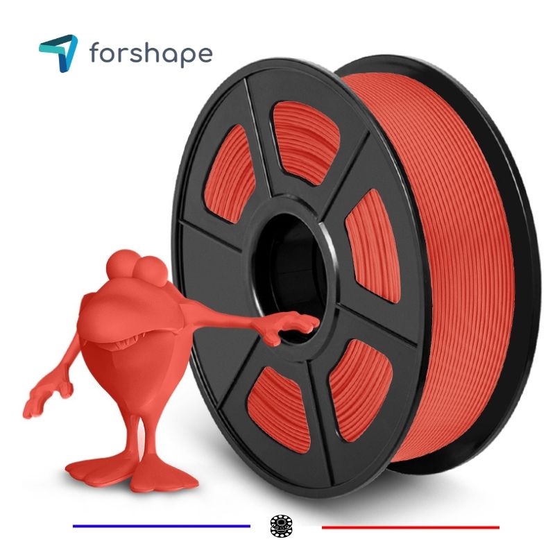 ecoPLA Mat Rouge Forshape - 1.75mm - 1 kg ecoPLA Mat Rouge Forshape - 1.75mm - 1 kg