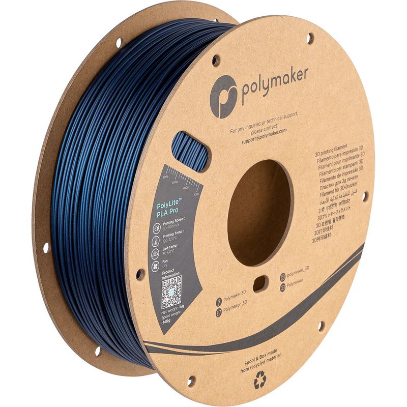PolyLite PLA Pro Metallic Blue - 1.75mm - 1 kg PolyLite PLA Pro Metallic Blue - 1.75mm - 1 kg