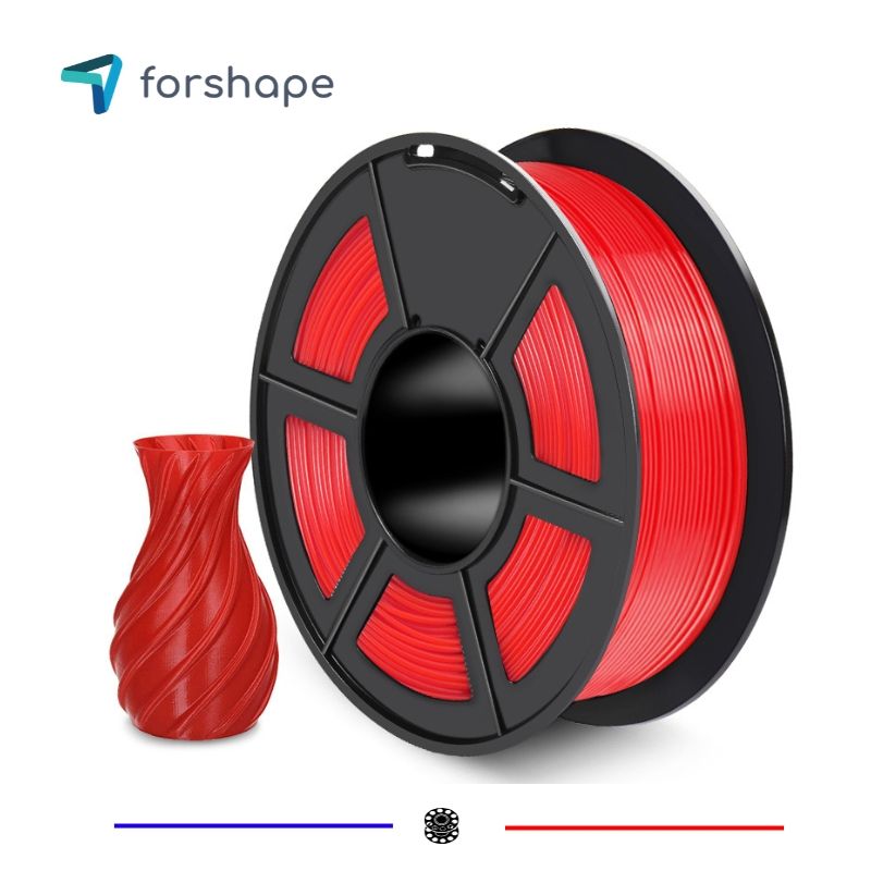 ecoPETG Rouge Forshape - 1.75mm - 1 kg ecoPETG Rouge Forshape - 1.75mm - 1 kg