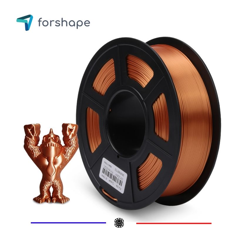 ecoPLA Silk Cuivre Forshape - 1.75mm - 1 kg ecoPLA Silk Cuivre Forshape - 1.75mm - 1 kg