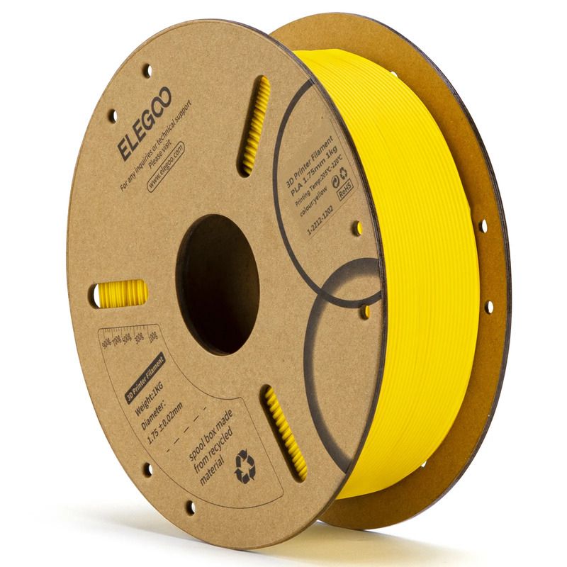 Elegoo PLA Jaune - 1.75mm - 1 kg Elegoo PLA Jaune - 1.75mm - 1 kg