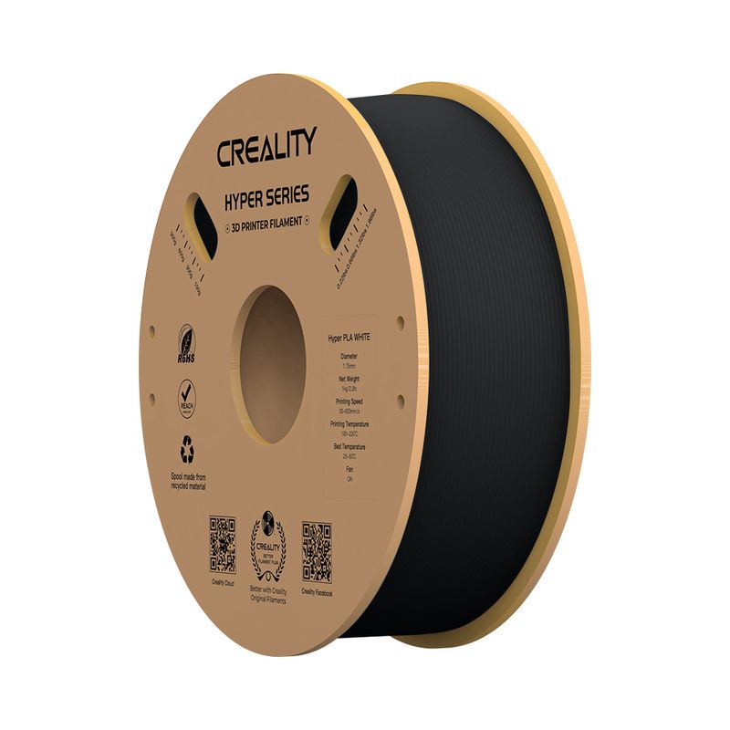 Creality Hyper PLA Noir - 1.75mm - 1 kg Creality Hyper PLA Noir - 1.75mm - 1 kg
