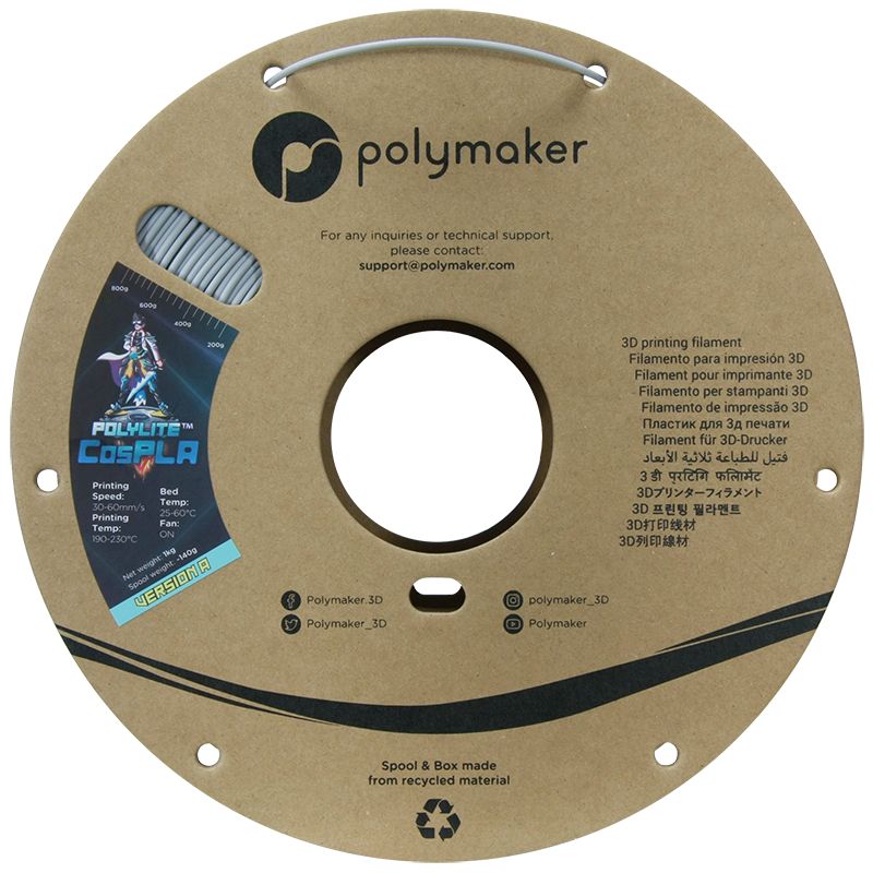 Polymaker CosPLA - Version A - 1.75mm - 1kg Polymaker CosPLA - Version A - 1.75mm - 1kg