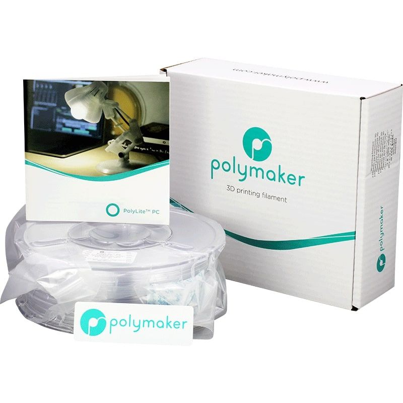 PolyLite PC Transparent - 1.75mm - 1 kg (4) PolyLite PC Transparent - 1.75mm - 1 kg (4)