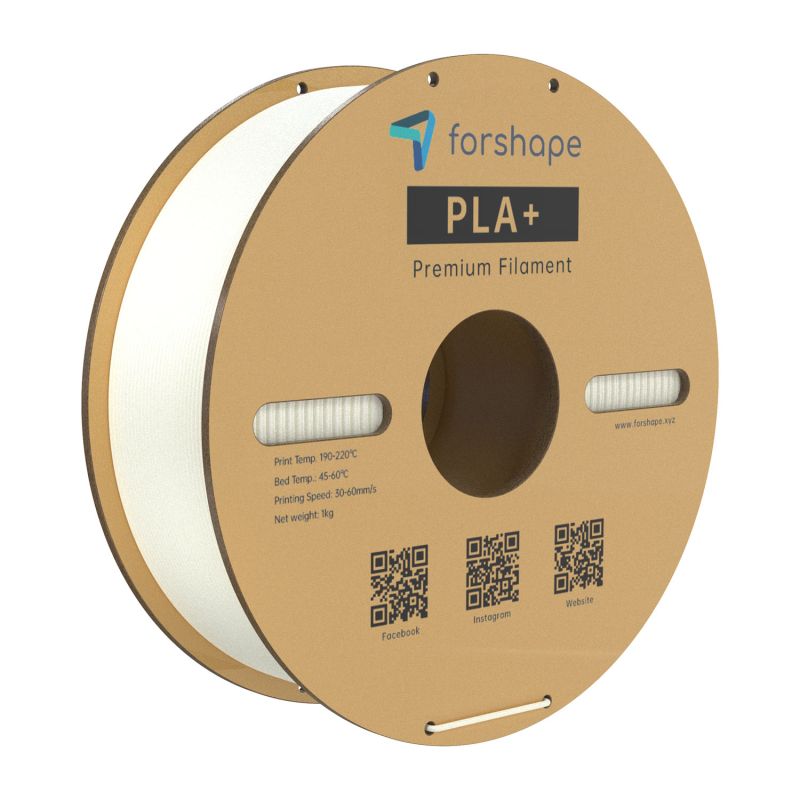 PLA Blanc Forshape Premium - 1.75mm - 1Kg PLA Blanc Forshape Premium - 1.75mm - 1Kg
