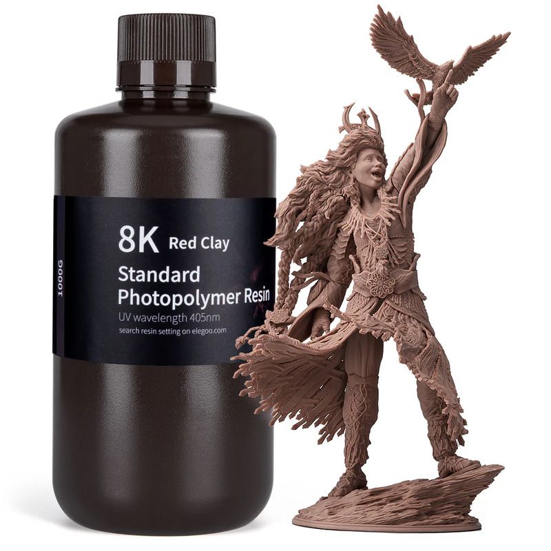 Résine standard 8K Red Clay Elegoo - 1000 ml Résine standard 8K Red Clay Elegoo - 1000 ml