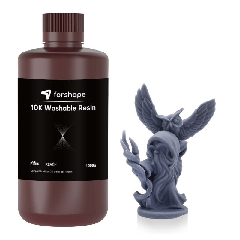 Résine 10K Water Washable Dark Grey Forshape Premium - 1Kg Résine 10K Water Washable Dark Grey Forshape Premium - 1Kg