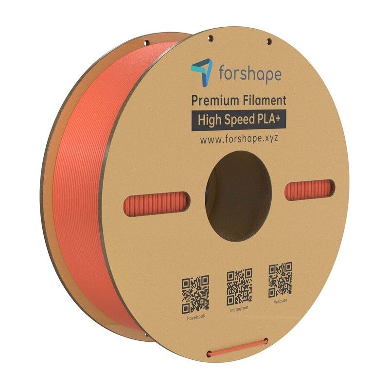 High-Speed PLA+ Orange Forshape - 1.75 mm - 1 kg High-Speed PLA+ Orange Forshape - 1.75 mm - 1 kg