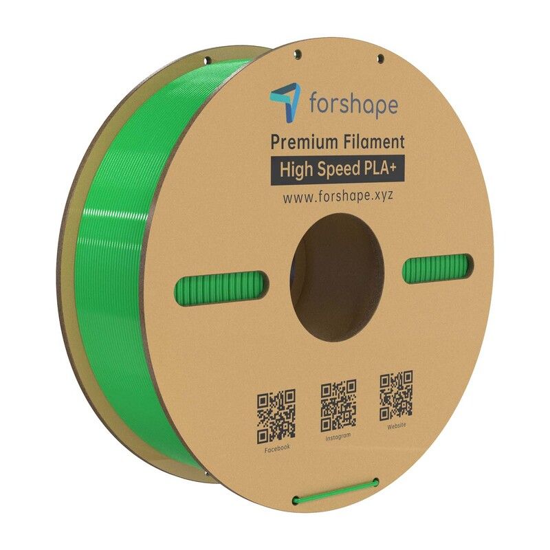 High-Speed PLA+ Grass Green Forshape - 1.75 mm - 1 kg High-Speed PLA+ Grass Green Forshape - 1.75 mm - 1 kg